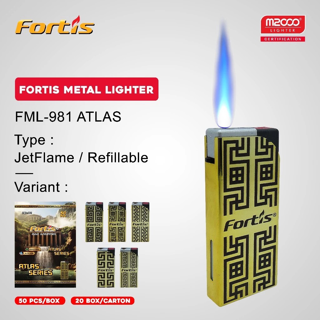  M2000 X Fortis JetFlame Atlas Refillable FML-981