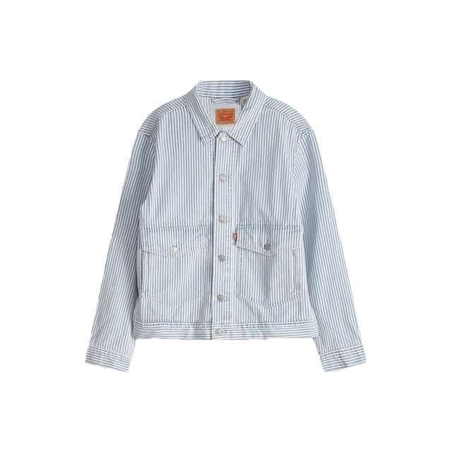 Levi's At Work Trucker Railroad Stripe Trucker 3