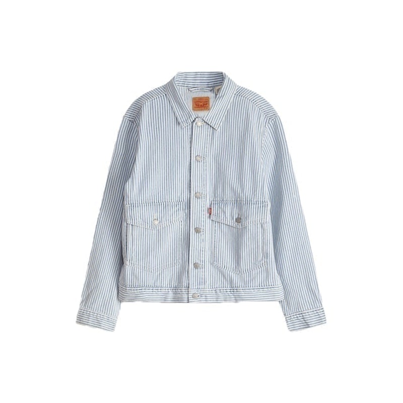 Levi's At Work Trucker Railroad Stripe Trucker 3