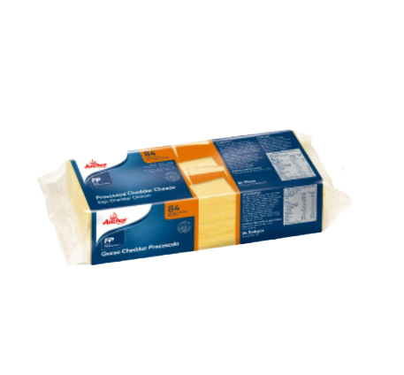 Anchor Slice-on-Slice Processed Cheddar Cheese Coloured  1