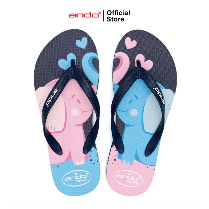 Ando Sandal Jepit Whisper Wanita Dewasa Navi