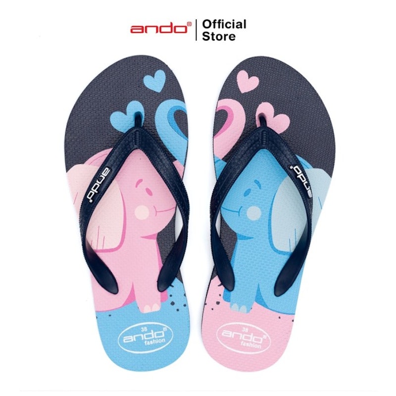 Ando Sandal Jepit Whisper Wanita Dewasa Navi 2