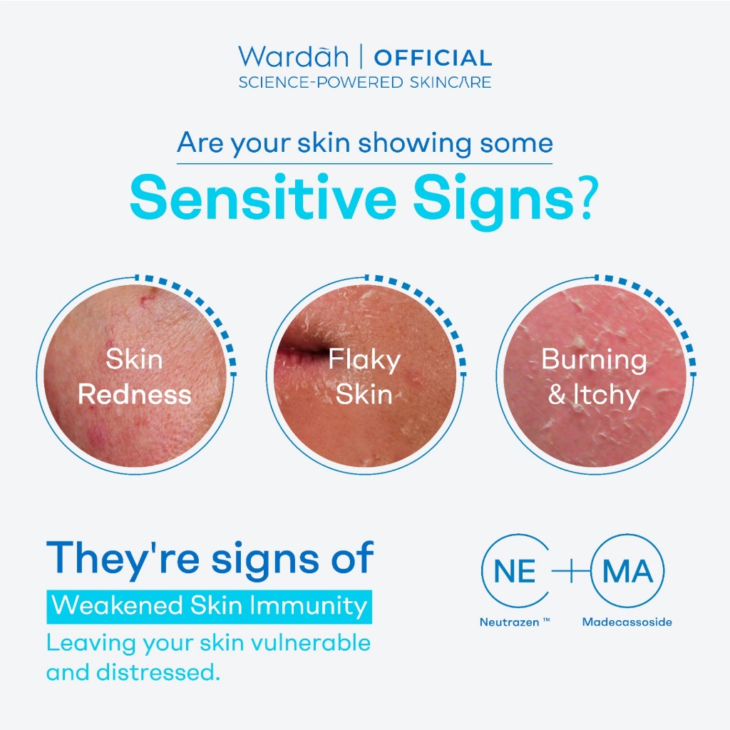 Paragon Technology and Innovation Wardah Derma Sensitive Neutrazen + Madecassoside Skin Rescue Moisturizer