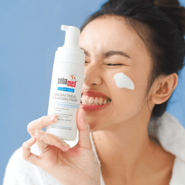 Sebapharma  Sebamed Clear Face Antibacterial Cleansing Foam 