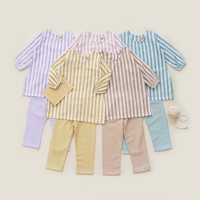  Mini Cottons Tunik Set Stripe