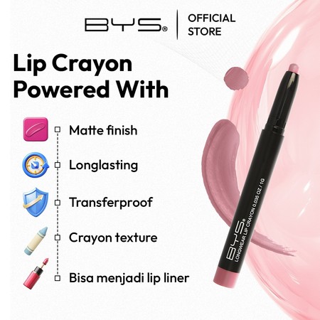BYS Longwear Matte Lip Crayon Maraschino 2