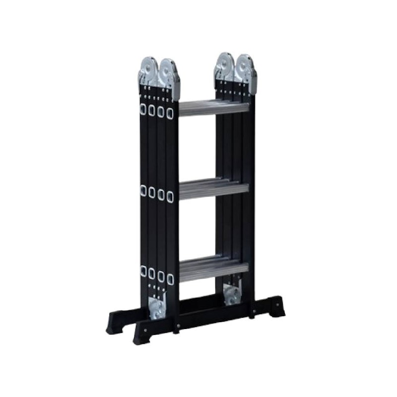 Krisbow Tangga Lipat Aluminium Steel 3M Hitam 1