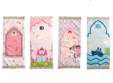 Sajadah Anak Print Anti Slip