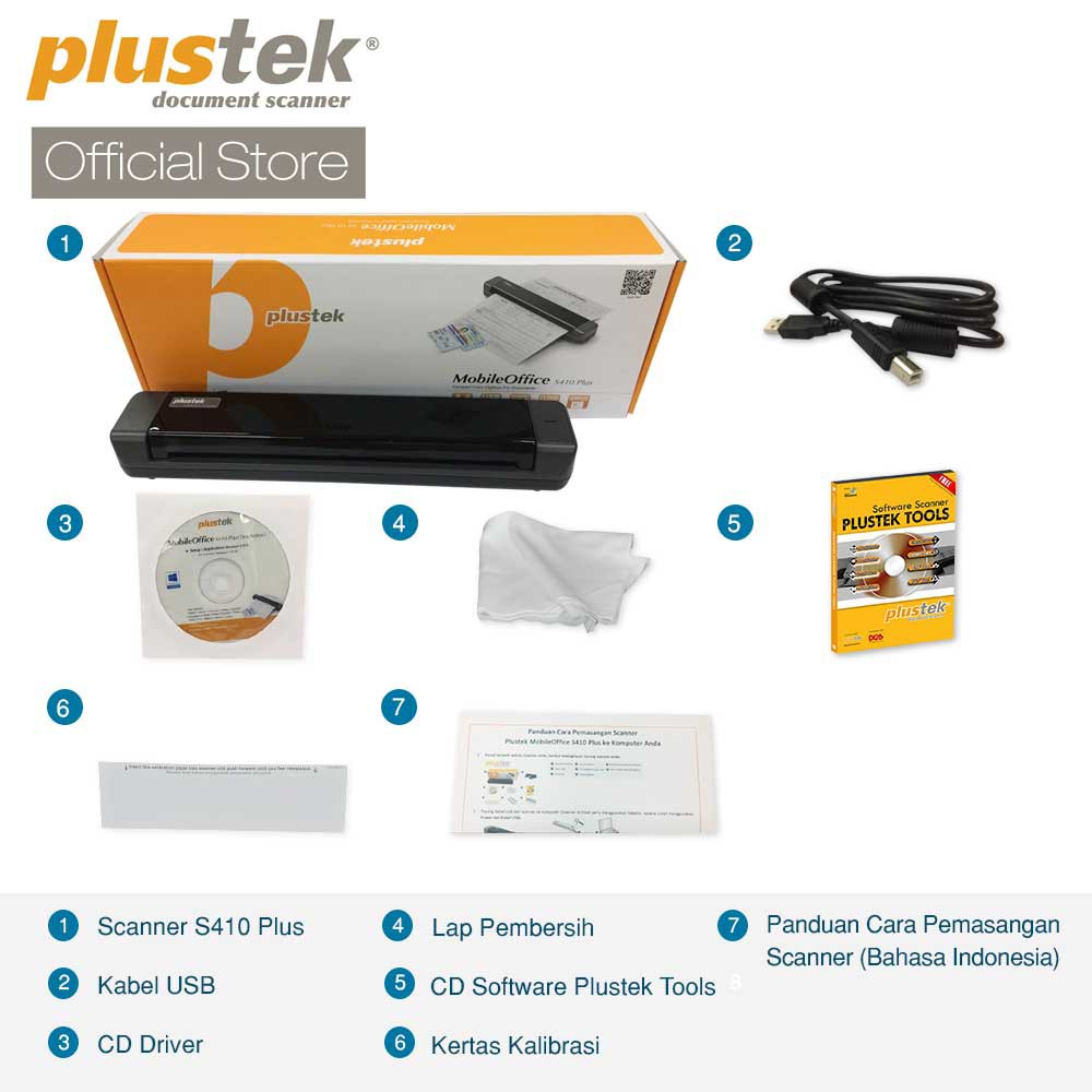  Plustek Scanner MobileOffice S410 Plus
