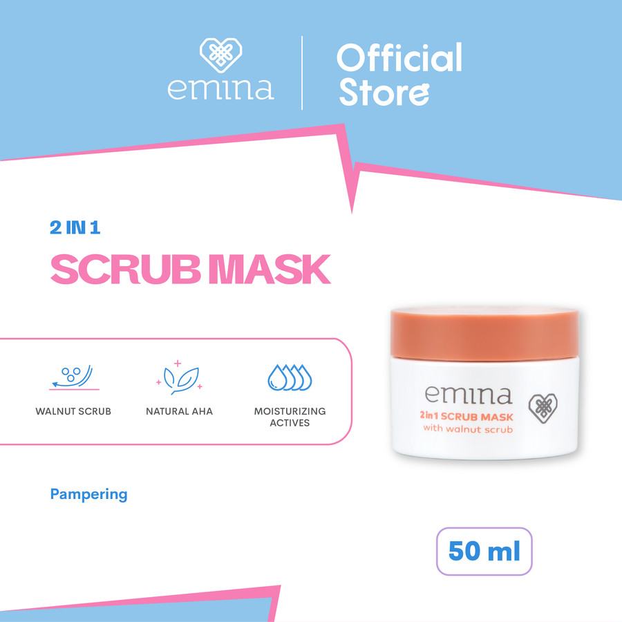 Emina 2 in 1 Scrub Mask