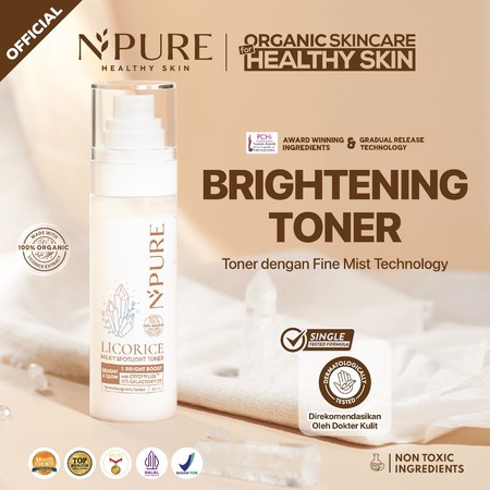 Penta Natural Kosmetindo N'PURE Licorice Milky Spotlight Toner
