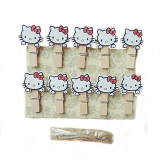 Design pub Jepit Kayu Karakter