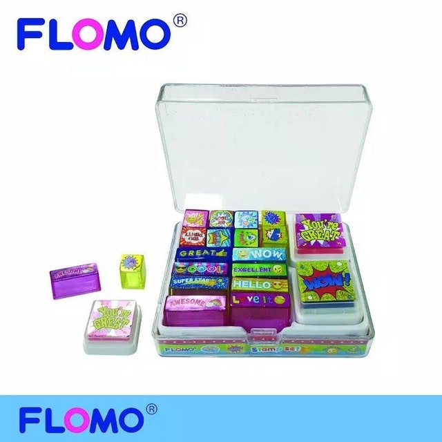 Flomo Fun School Stamp Set SP-6906