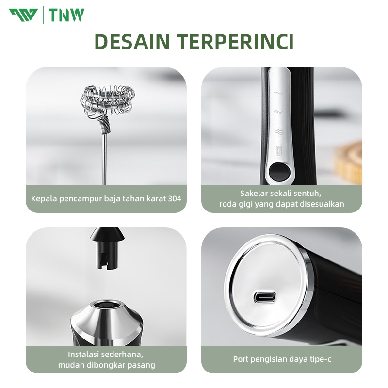 TNW Home TNW Electric Milk Frother KE6
