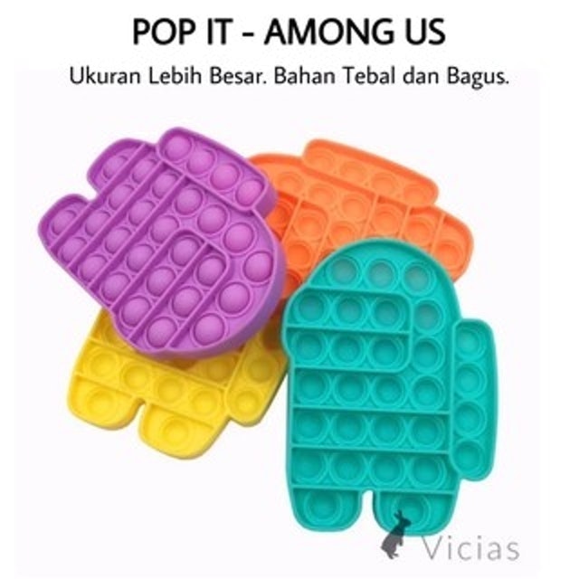  Pop It Fidger Toys Rainbow