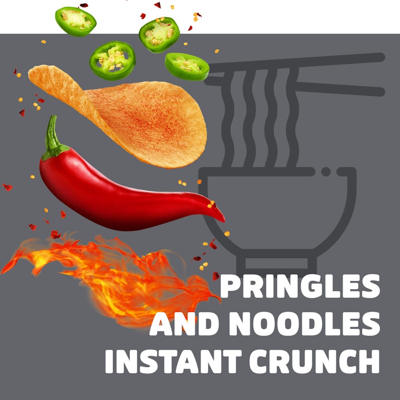 Pringles Potato Crisps Hot & Spicy 3