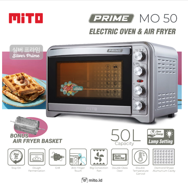 Mahakarya Sukses Indonesia Mito Electric Oven + Air Fryer Prime MO50