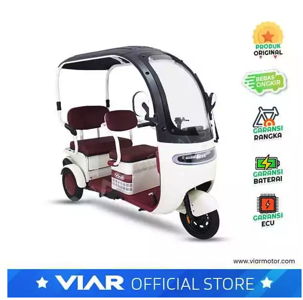 Triangle Motorindo Viar Sepeda Listrik Roda 3  EV2