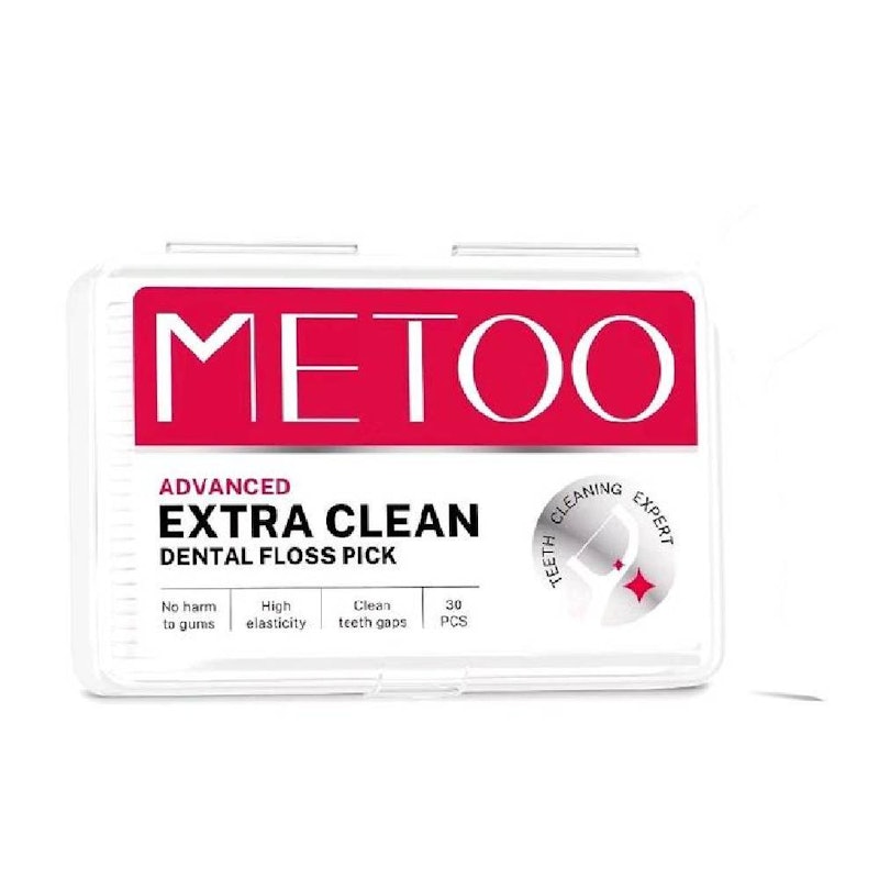 METOO Advanced Extra Clean Dental Floss Pick 1
