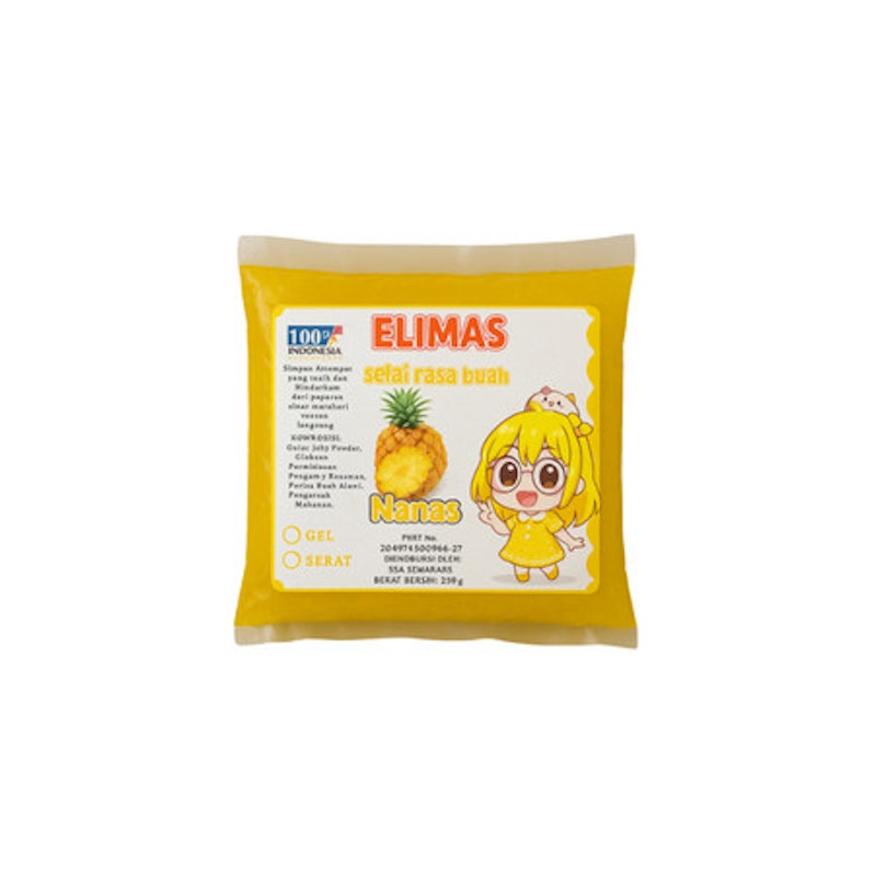 Elimas Selai Gel Nanas 250 g