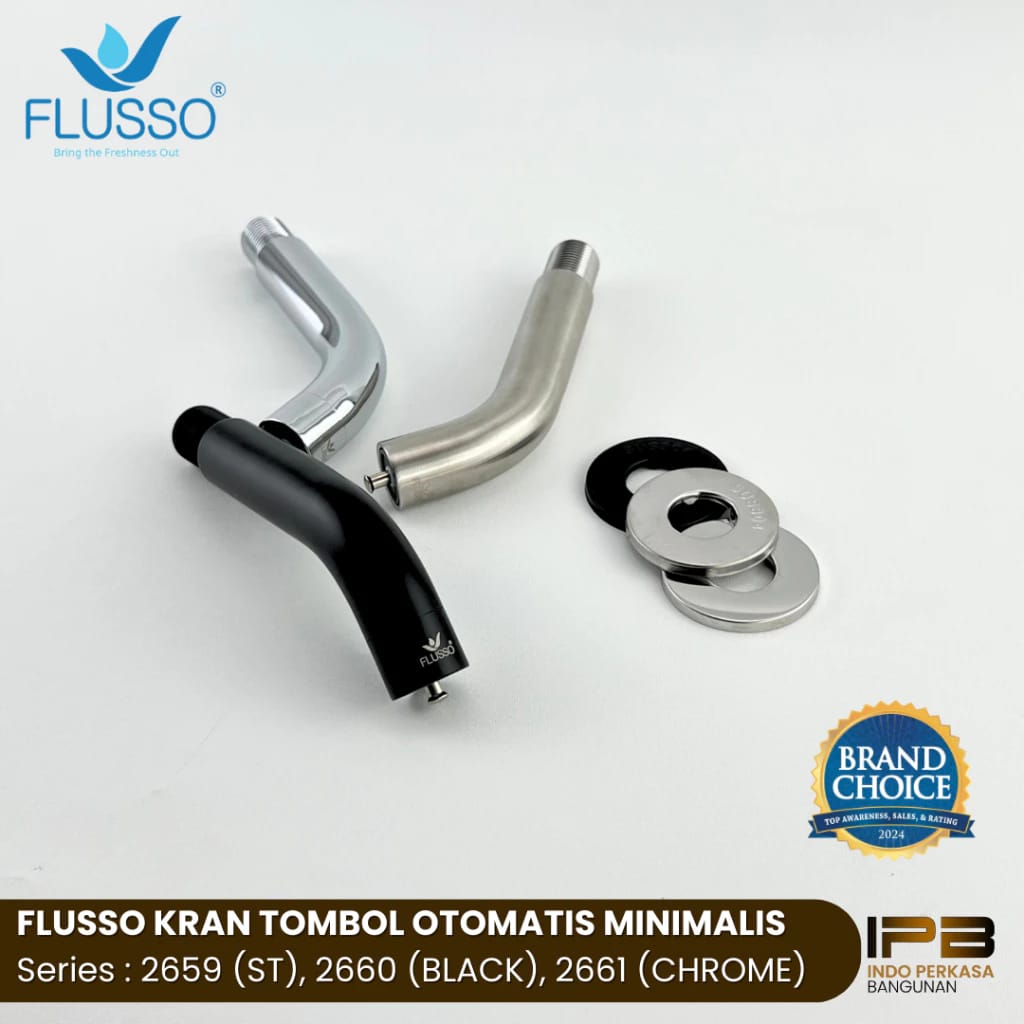 Putera Adhi Perkasa Flusso Kran Tombol Drat Dinding 