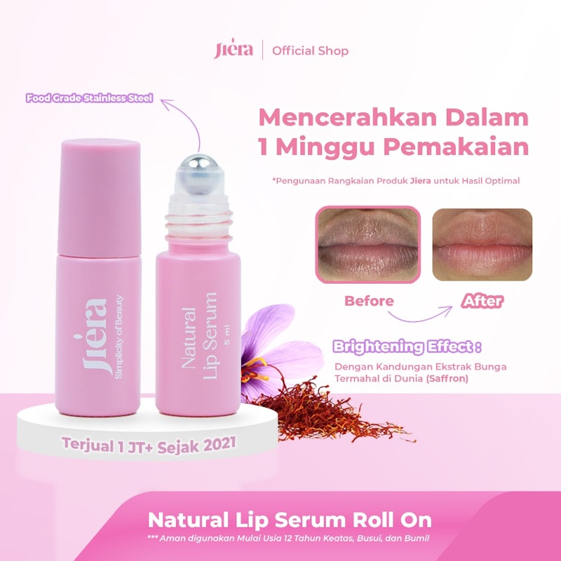 Jiera Natural Lip Serum Roll On 2