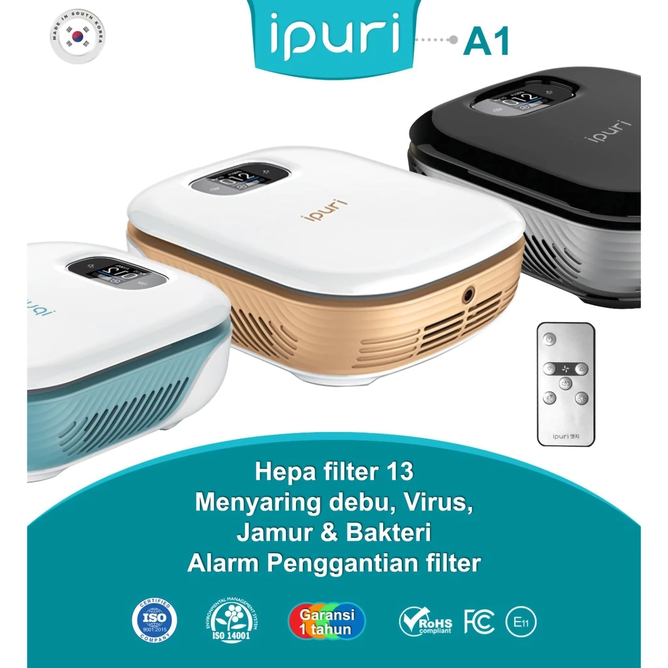 Honey IT iPuri A1 3 in 1 Hybrid Purifier