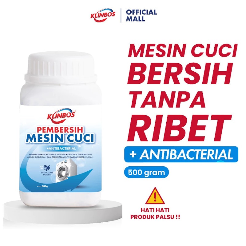 KLINBOS® Pembersih Mesin Cuci +Antibacterial 3