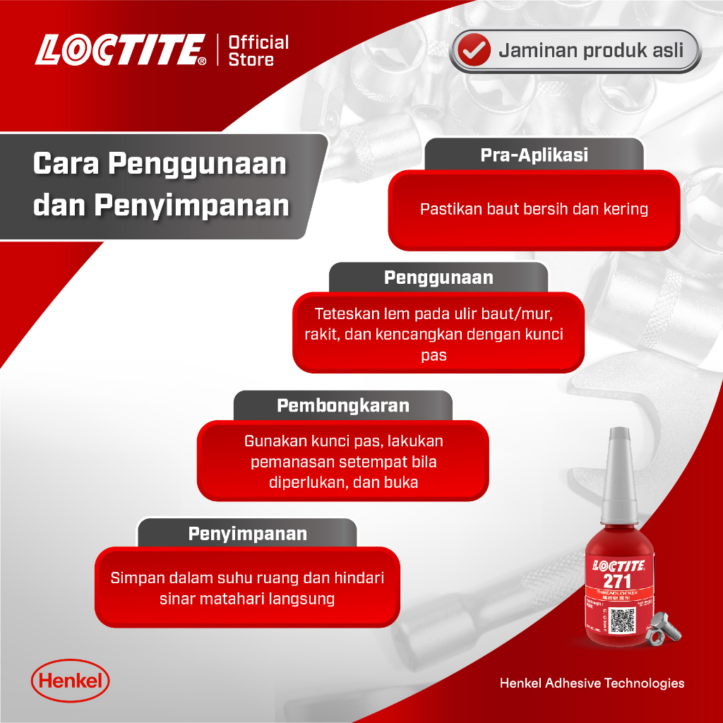 LOCTITE 271 THREADLOCKER
