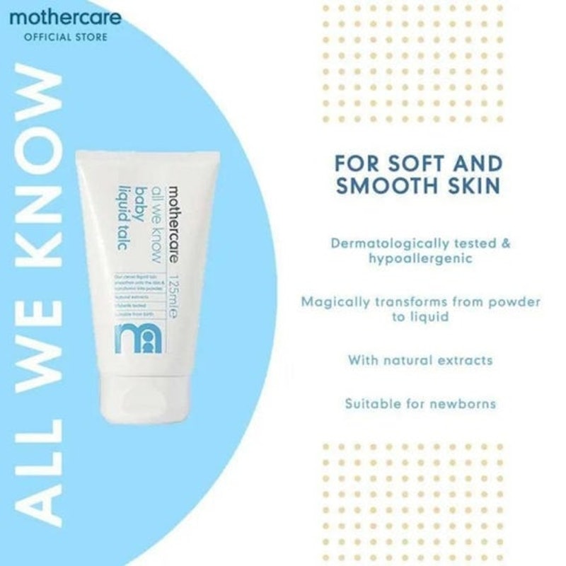 Mothercare All We Know Baby Liquid Talc 4
