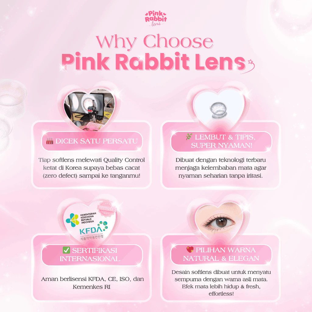 Pinkrabbit Beautylens Indonesia Pinkrabbit Softlens Super Comfy -0.50 Clear Lens