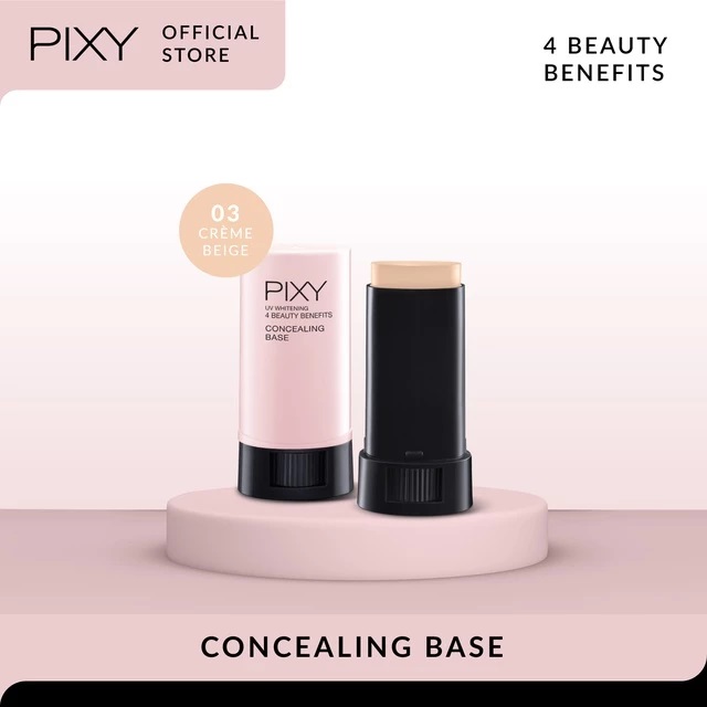 Mandom Indonesia PIXY UVW Concealing Base 03 Creme Beige
