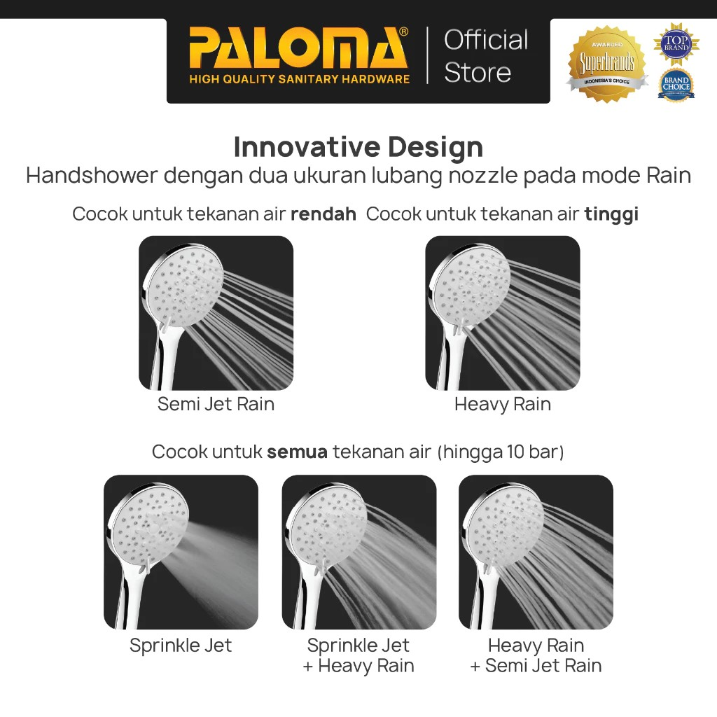 Paloma Hand Shower 3