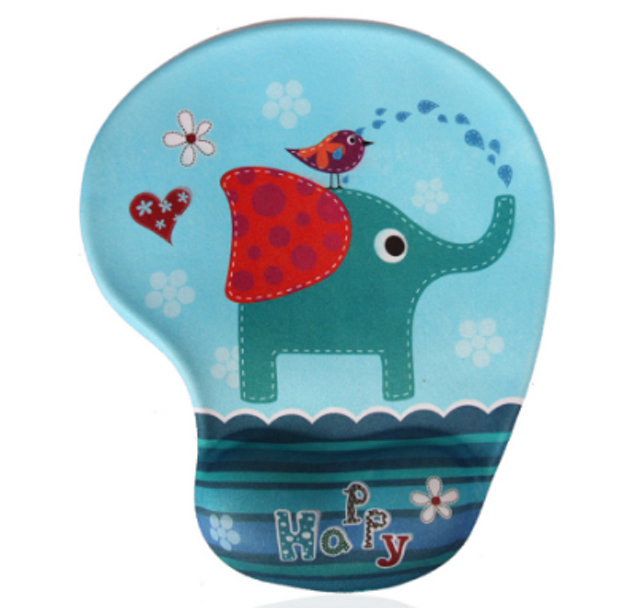 Rokeet Mouse Pad Silikon Dengan Bantalan Pergelangan Tangan Motif Kartun