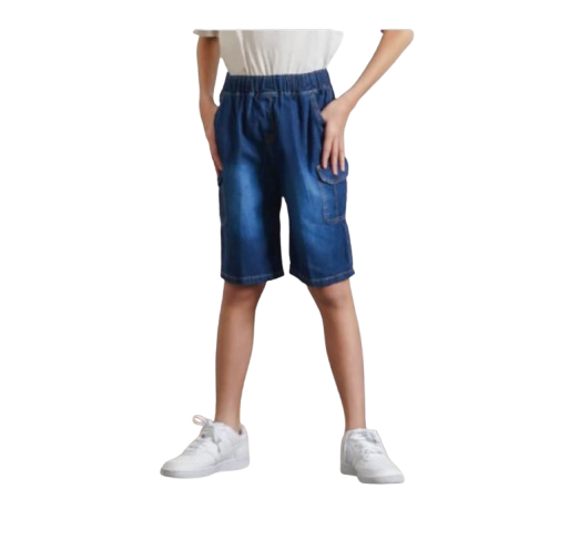 LuckyOne Soft Jeans 3/4 Anak Laki-Laki