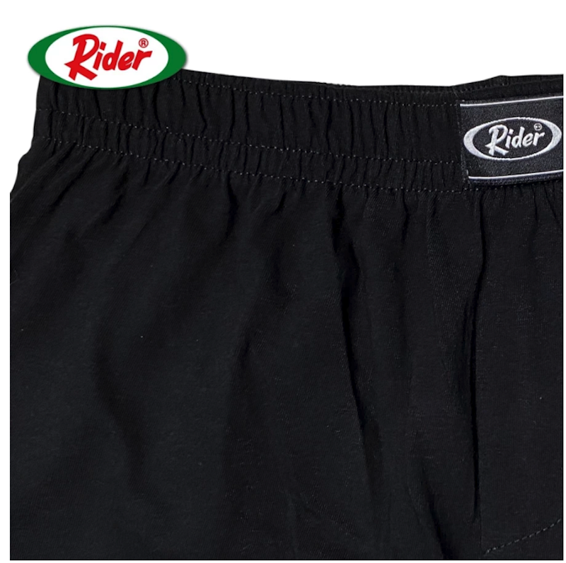 Rider Premium Boxer Pria Hitam 3