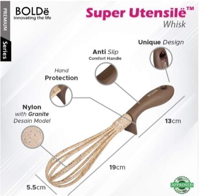 Super UTENSILE Granite Series WHISK Beige