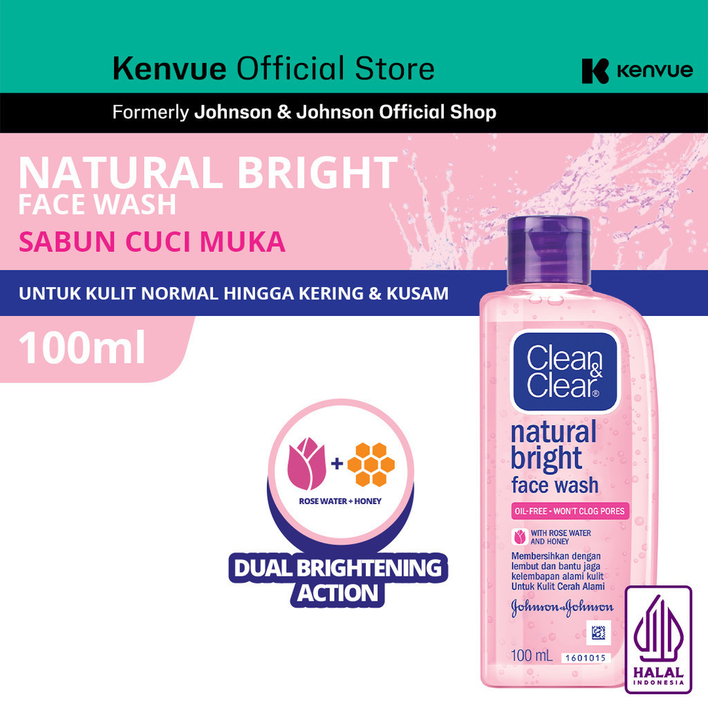  Johnson & Johnson Clean & Clear® Natural Bright Face Wash