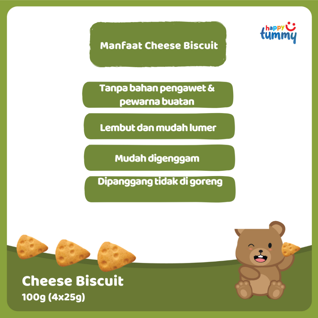  Happy Tummy Cheese Biscuit