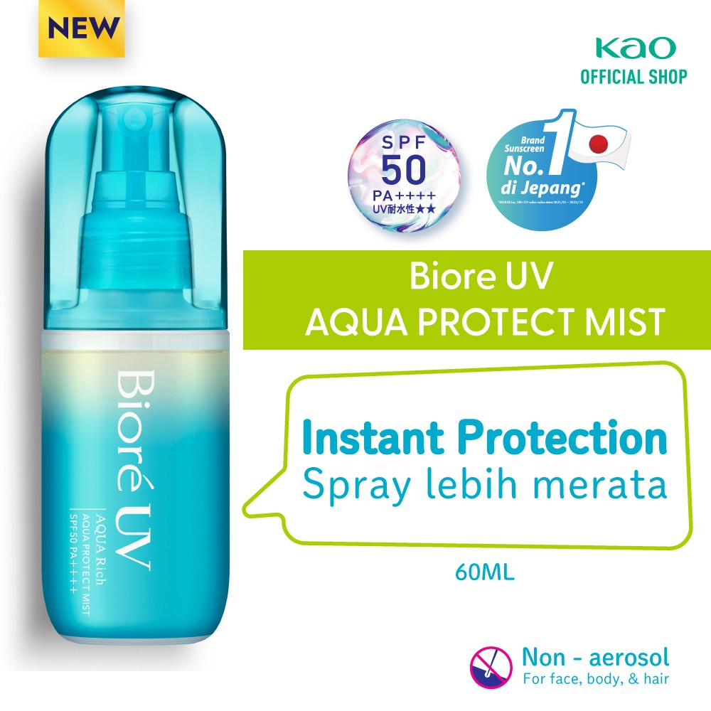 Biore UV Aqua Rich Aqua Protect Mist SPF 50 PA++++