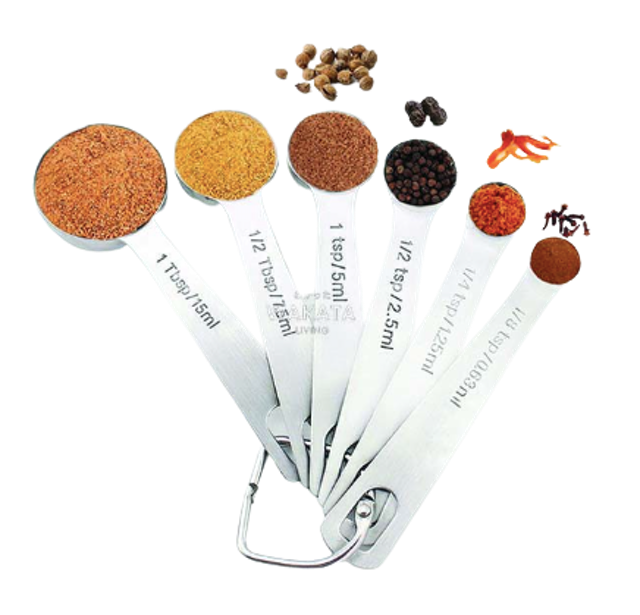 Wakata SOCHI 6 in 1 / 9 in 1 SET Sendok Takar Stainless Steel