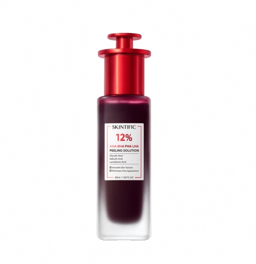SKINTIFIC ｜ 12% AHA BHA PHA LHA Peeling Solution