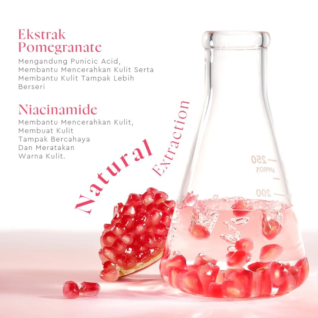 Suntone Wisdom Indonesia Glad2Glow Pomegranate Niacinamide Brightening Toner