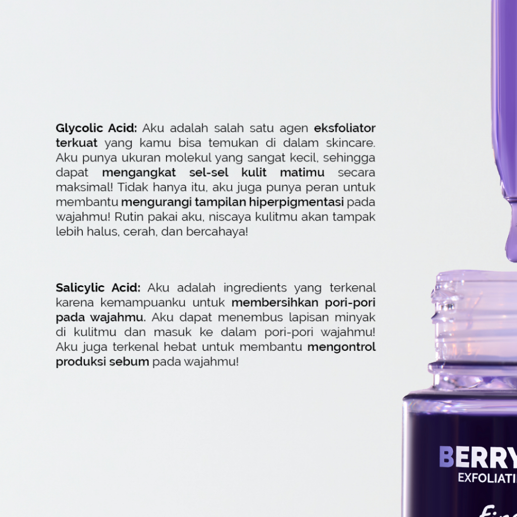 Karya Maharendra Innovation Finally Found You! Berry Deep Exfoliating Serum