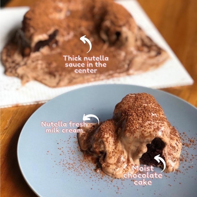 Mary's Pastry Lab Nutella Molten Cake