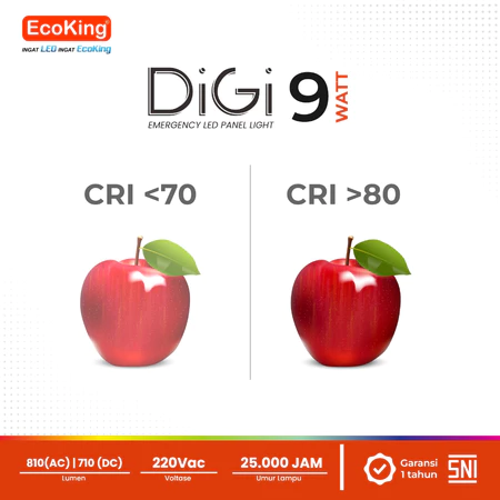 Golden Batam Raya EcoKing LED Digi Inbow Panel Light  DIGI-EPL3109R-DL