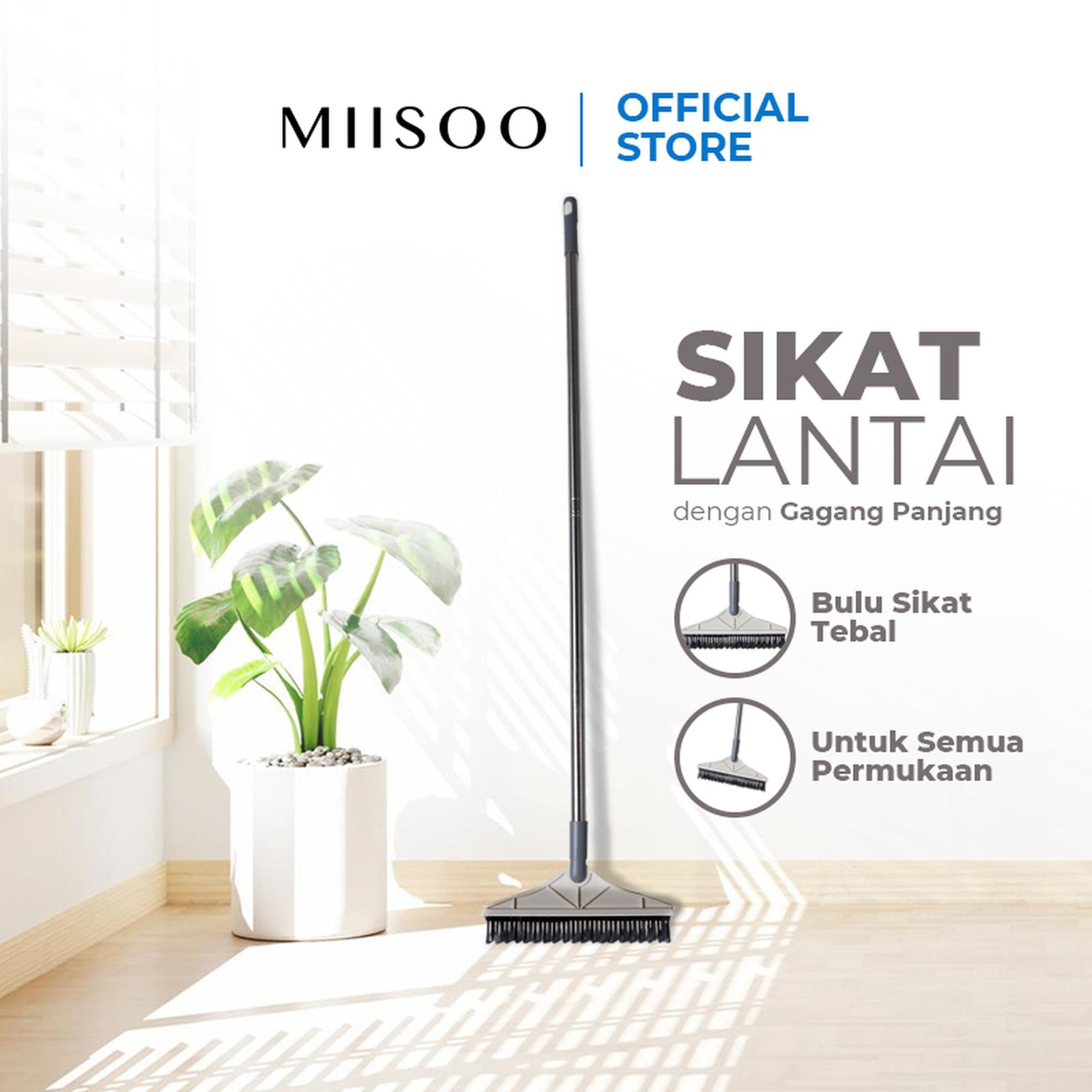 MIISOO Sikat Lantai Toilet Wiper 2in1 5