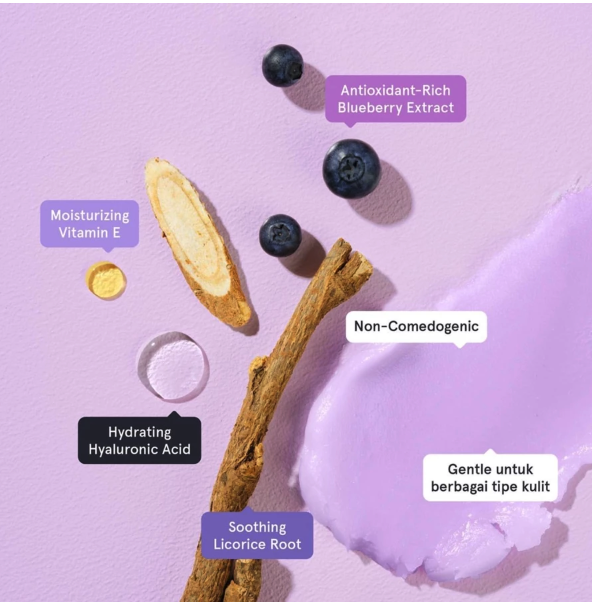 Garland Cantik Indonesia Dear Me Beauty Meltaway Balm Blueberry