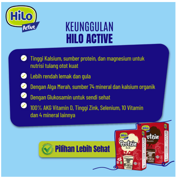 Nutrifood Indonesia HiLo Active Vanilla