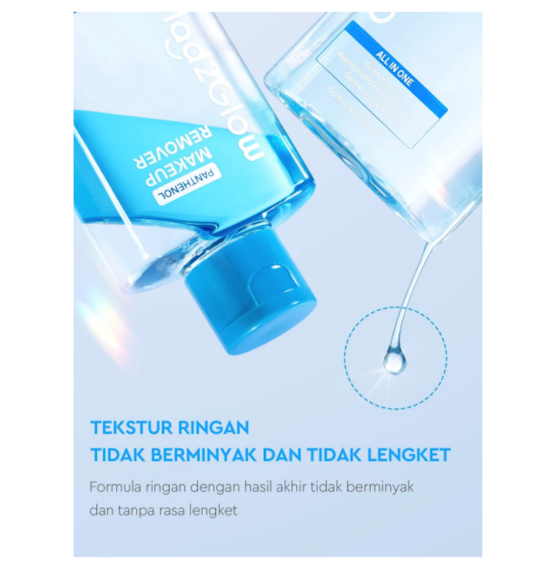 Glad2Glow Panthenol All In One Makeup Remover 4